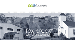 Desktop Screenshot of foxcreekchristian.com