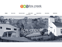 Tablet Screenshot of foxcreekchristian.com